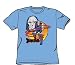 Darkseid Not Amused Adult S/S T-shirt in Carolina Blue by DC Comics