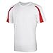 Just Cool Mens Contrast Cool Sports Plain T-Shirt