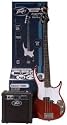 Peavey Zodiac Stage Pack Rot E-Gitarre Einsteigerset incl. DVD, Gitarren Gurt, Gigbag, Kabel, Digitales Stimmger&auml;t, Plektren und ein Satz Saiten