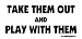 Take Them Out And Play With Them Offroad Bumper Sticker / Decal