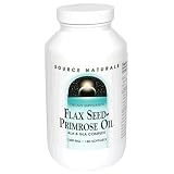 Source Naturals Flax Seed-Primrose Oil, ALA & GLA Complex, 1300 mg, Softgels, 180 softgels