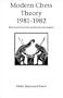 Modern Chess Theory  1981 - 1982