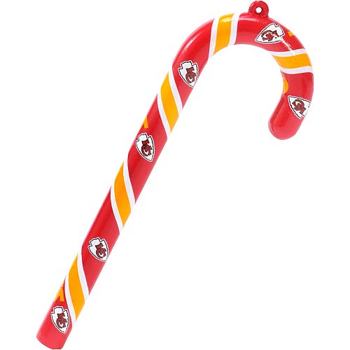 Buy Team Beans Kansas City Chiefs Candy Cane Ornament Box Set by Team Beans