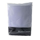 Sabichi Aspire White Shower Curtain 89984