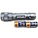 Nu-Flare Ultrabright Compact 77R92L Luxeon Rebel 90 6W LED Police Flashlight - Zoom Focus, 2 x CR123A Cells, 210 Lumens for 5 hours, Bright/Efficient