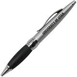 Utah Utes Silver Twist Ballpoint Pen