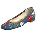 French Sole FS/NY Women's Violet Ballerina,Denim,5 M US