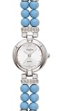 Avalon Ladies Silver-Tone Genuine Turquoise Stone Watch # 8415