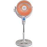 Optimus H-4500 14-Inch Oscillating Pedestal Digital Dish Heater with Remote