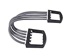 Five Spring Adjustable Rubber Chest Expander for Muscle Exercise Training - 25-150kg Resistance