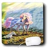 Mythical - Unicorn With Baby - Mouse Pads