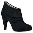 Women's Mossimo® Black Kat Faux Suede Booties - Grey : Target