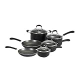 T-Fal Professional Total Nonstick 10-Piece Cookware Set, Black