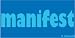 Manifest Auto Glass Sticker