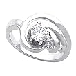 14K White Gold Diamond Solitaire Engagement Ring - 0.50 Ct.