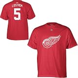 Detroit Red Wings Nicklas Lidstrom Reebok Name and Number Shirt