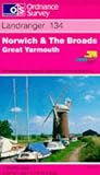 Norwich and the Broads, Great Yarmouth (Landranger Maps)