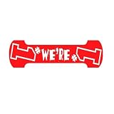 We Are #1 Nose Temporary Tattoos (Red) Red