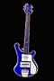 Electric Bass Guitar Pin - Blue