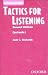 Developing Tactics for Listening: Class Cassettes (3)