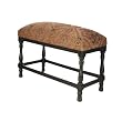 Wooden Bench with Cushion - India Colonial