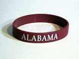 Alabama State Pride Silicone Bracelet/Wristband