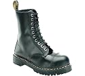 Dr. Martens 8761FH 10-Eyelet Cap Toe Boot - Black Boots,Black Fine Haircell,UK 10 M