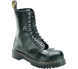 Dr. Martens 8761FH 10-Eyelet Cap Toe Boot - Black