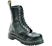 Dr. Martens 8761FH 10-Eyelet Cap Toe Boot - Black Boots