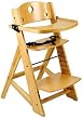 Keekaroo Adjustable Height Right Wood High Chair