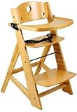 Keekaroo Adjustable Height Right Wood High Chair
