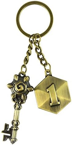 Hearthstone Heroes of Warcraft Arena Lightforge Key Keychain Key Ring by Maggie's Gift
