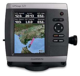 Garmin GPSMAP 521s wdual frequency transducer