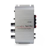Mini Amplificateur 200W 12V Hi-Fi Stéréo pour Voiture - Pour Lecteurs iPod / MP3