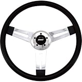 Grant Products Driver Series Steering Wheel - 3-Spoke, 20in. Diameter, Slot Cut Design