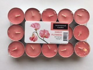 Scented Tealights-30 Pack (Sweet Flower)