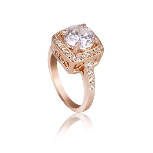 Fashion Plaza Women`s Cubic Zirconia Engagement Ring R30