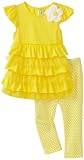 Youngland Girls 2-6X Knit Dress With Legging