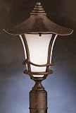 LAMPS BEAUTIFUL Casual Country Lamps, Cotswold Exterior Post Mount by Kichler--Excellent Customer Service--See our Feedback
