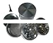 Sharpstone Brand 2.2 Inch Medium CNC Aluminum 4 PC Pollen Herb Spice Grinder. POLLEN SCRAPER, AND GRINDER POUCH INCLUDED!