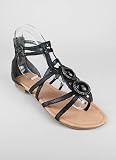Strappy Stone Medallion Sandal