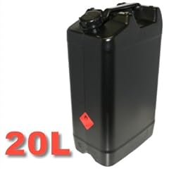 Oxid7 Benzinkanister Kraftstoffkanister Kanister UN schwarz 20 Liter 20L
