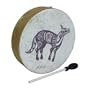 14 Inch Buffalo Drum with Lone Coyote Graphic