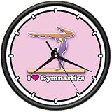 GYMNASTICS ~Wall Clock~ gymnast leotard tights gift