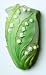 Lily of the Valley Wall Vase Set of 2 Ibis & Orchid Design