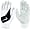 2008 Nike Keystone IV Adult Batting Glove - White/Black - Small