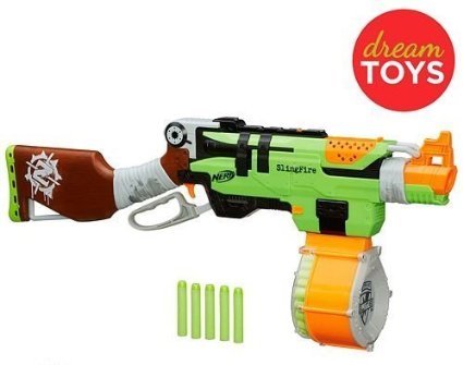 Nerf zombieシリーズ Nerf Zombie Strike Crosscut Blaster (Multicolour) : Amazon.in