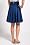 Stretch Gab High Waist Full Pleated Skirt