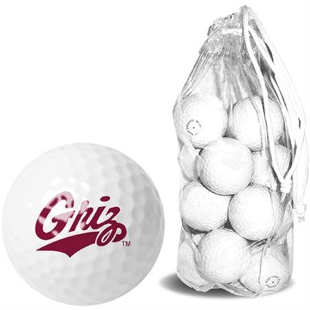 Montana Grizzlies Ncaa Clear Pack 15 Golf Balls