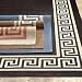 Greek Key Outdoor Rug - Black/Natural,2''3 in. x 7''10 in. Runner - Frontgate